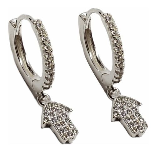 Aros Plata 925 - Colgantes - Mano - Circonios - Arpl32-25d