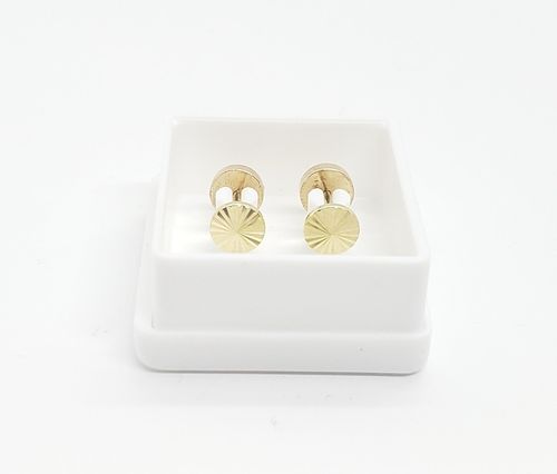 Aros Abridores Oro 18k Facetado 5 Mm Ch17-65d Hro