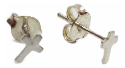 Aros Plata 925 - Cruz Mini - Arpl90-350d