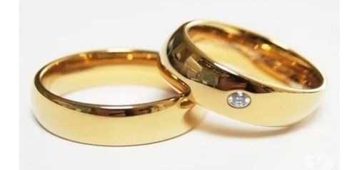 Alianzas Oro 18k- 4,5 Mm Ancho- 8 Grs- Circon