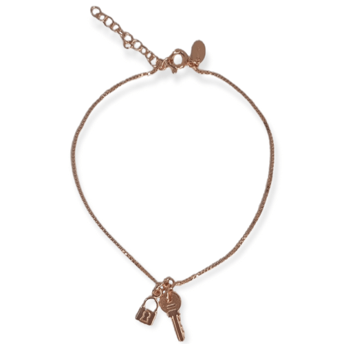 Pulsera Carmin Top Secret Plata 925 Baño Rose CA031300225