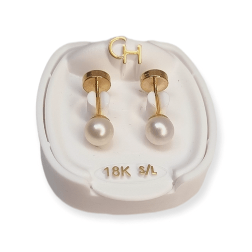 Aros Abridores Oro 18k con Perla 771500 - 97d