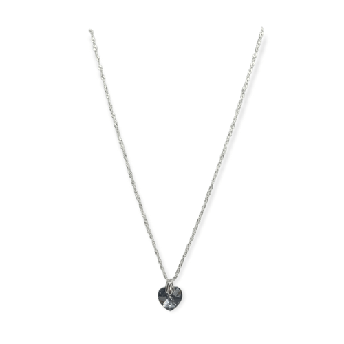 Cadena Plata 925 y dije con Cristal SWA - Fr125-16d