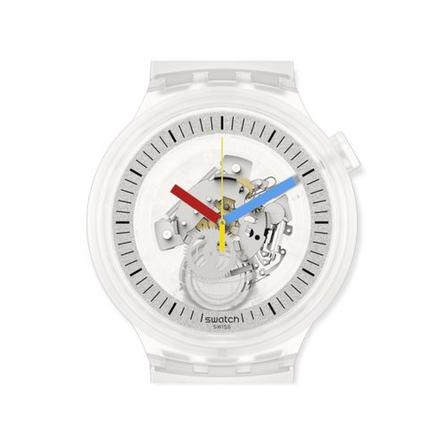 Reloj Swatch Clearly Bold Sb01k100