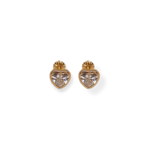 Aros Oro 18k con circonios - 1,7 Grs - Ar61