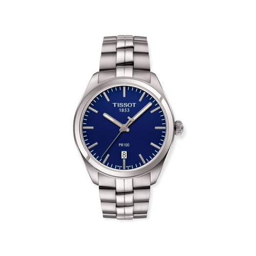 Reloj Tissot Hombre - Pr100 Azul - T1014101104100