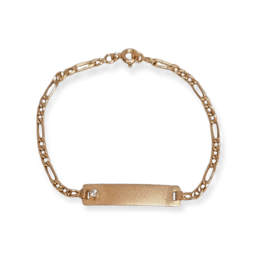 Pulsera Oro 18k - Identidad Bebe - 1,6 Grs - Pu51