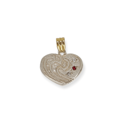 Dije Plata 925 Corazon - Fr211-20d
