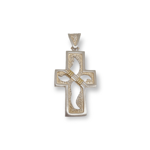 Dije Plata 925 Cruz calada - Fr408 -98d