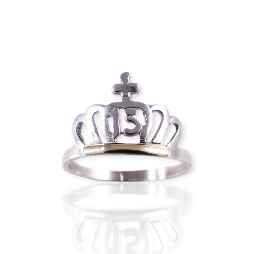 Anillo Plata 925 Corona 15 Años - Mujer - Ml418-14d