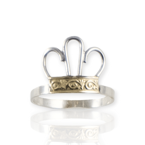 Anillo Plata 925 - Mujer - Corona - Ml381-14d