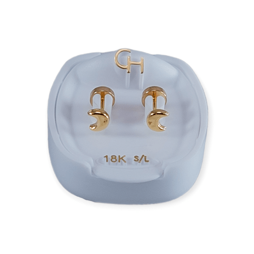 Aros Abridores Oro 18k media luna 777800 - 105d