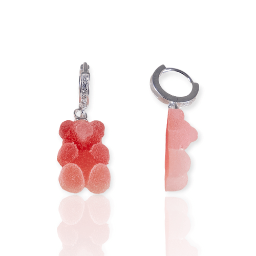 Aros Plata 925 ositos colgantes ARPL270 - 27d