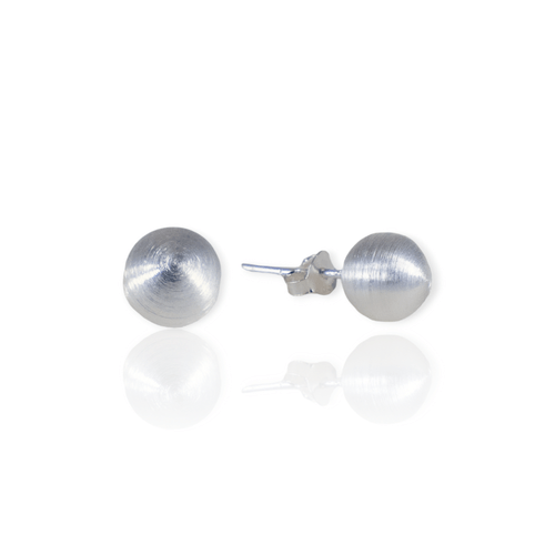Aros Plata 925 bolitas esmeriladas ARPL313 - 17d