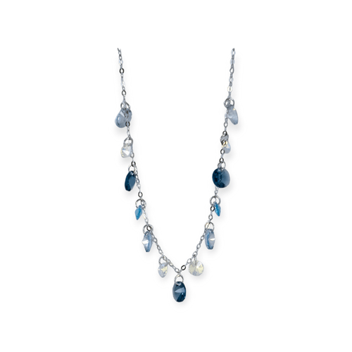 Cadena Plata 925 con cristales Swarovski - Fr395-85d