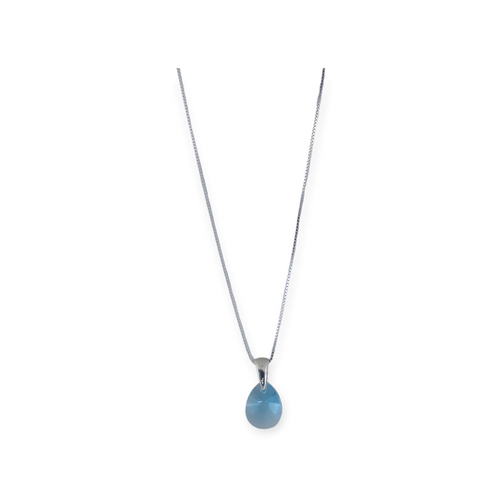 Cadena Plata 925 con cristal Swarovski - Fr448-15d