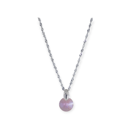 Cadena Plata 925 con cristal Swarovski - Fr453-12d