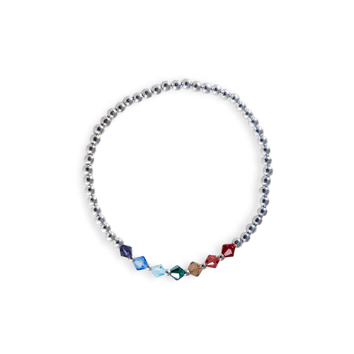 Pulsera Plata 925 con cristales SWA Kl202 - 25d