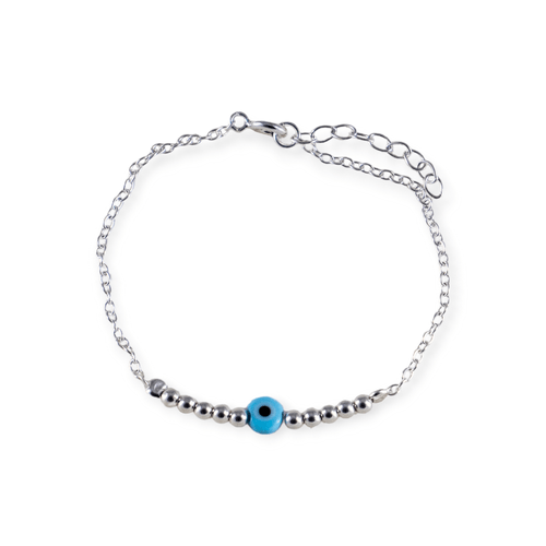 Pulsera Plata 925 ojo turco -Kl251 - 15d
