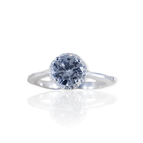 Anillo Plata 925 - Solitario - mujer Ml844-25d