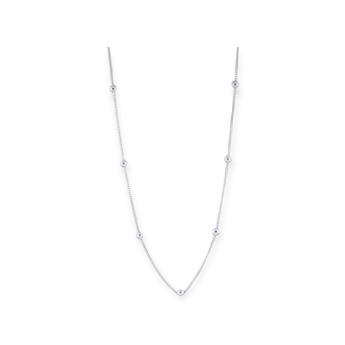 Cadena Plata 925 con bolitas de plata - Ho49-20d