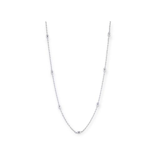 Cadena Plata 925 con bolitas de plata - Ho50-22d