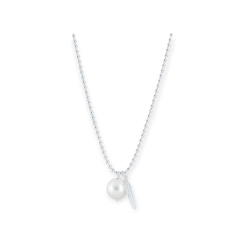 Cadena Plata 925 con bolitas de plata y dijes - Fr461-54d