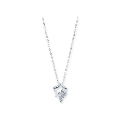 Cadena Plata 925 con dije estrella - Fr466-22d