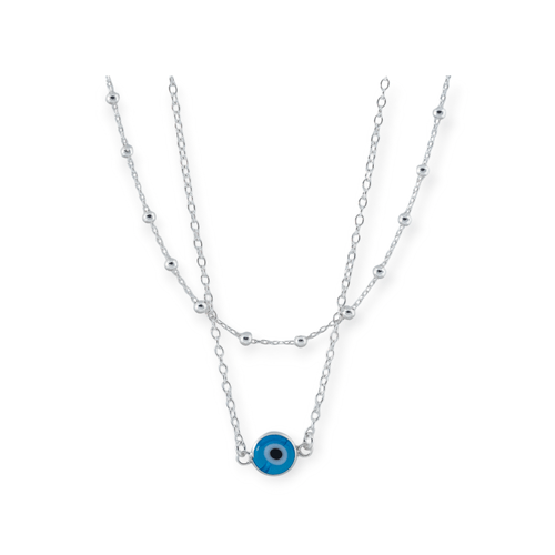 Cadena Plata 925 doble con dije - Fr469-43d
