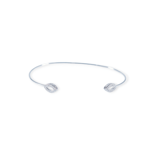 Pulsera Plata 925 - Esclava con circonios -Kl254 - 26d