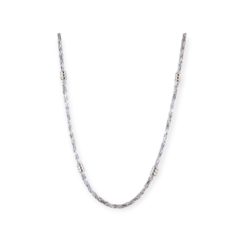 Cadena Plata 925 tipo Spiga combinada con duble Ho68 - 94d