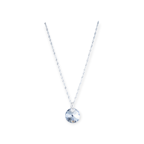 Cadena Plata 925 con cristal Swarovski Fr499 - 16d