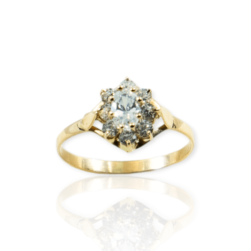 Anillo oro 18k Roseta - An490 - 2gr