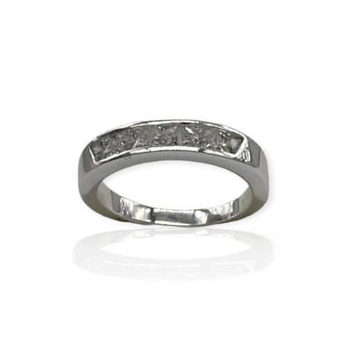 Anillo Plata 925 medio sin fin mujer - Ml927 - 40d