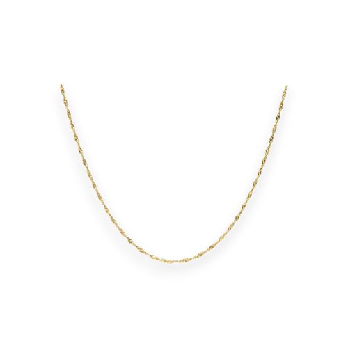 Cadena oro amarillo 18k Singapur - Ca184 - 0,7gr