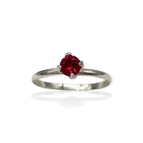 Anillo Plata 925 Solitario con circón - Ml996 - 7d