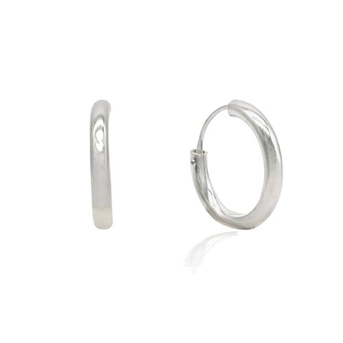 Aros plata 925 argolla estilo cubano ARPL397 - 13d