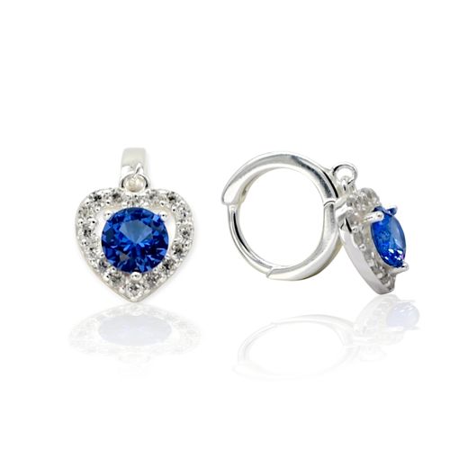 Aros plata 925 colgantes con dije ARPL417 - 39d