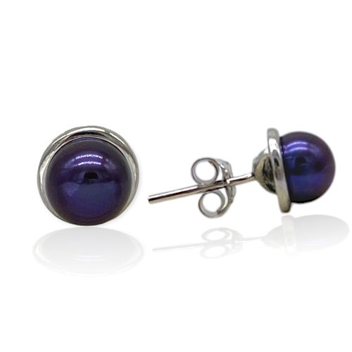 Aros plata 925 perla del río ARPL434 - 23d