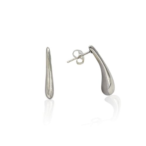 Aros plata 925 gota larga ARPL447 - 26d