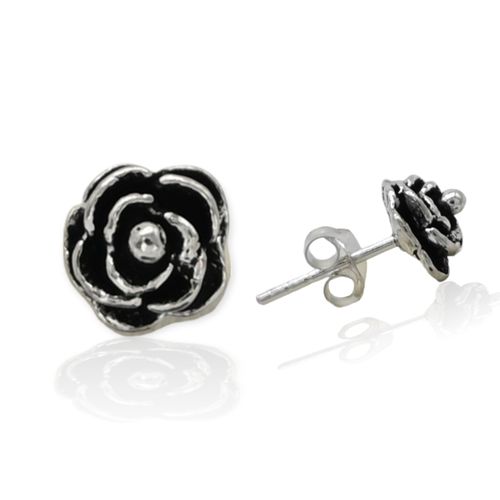 Aros plata 925 flor ARPL450 - 18d