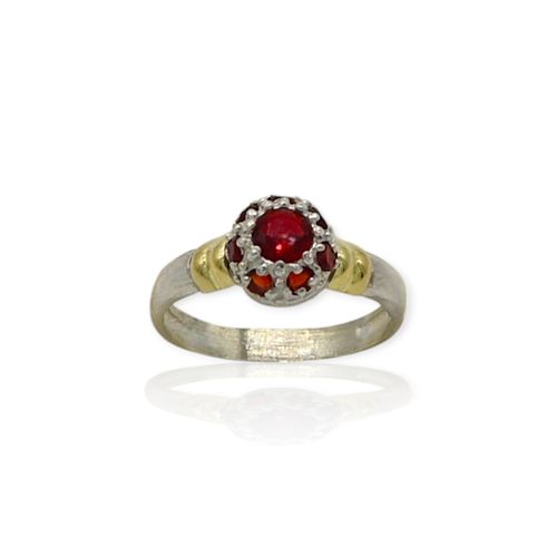 Anillo plata 925 frutilla - Ml1039 - 17d