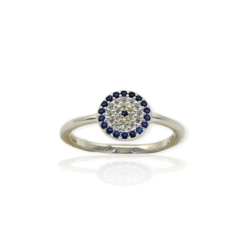 Anillo plata 925 tipo roseta - Ml1055 - 30d