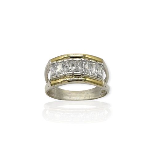 Anillo plata 925 diseño moderno - Ml1059 - 32d