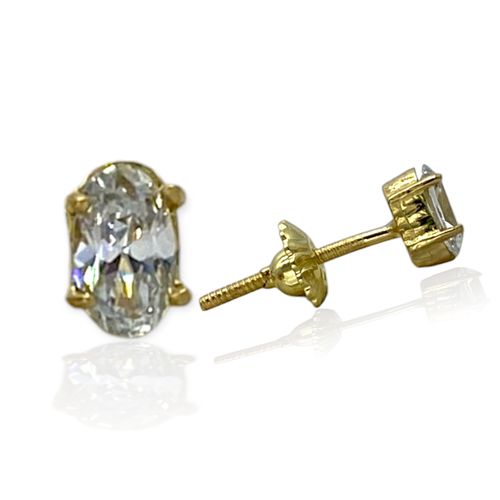 Aros oro 18k susanos - Ar156 - 1gr