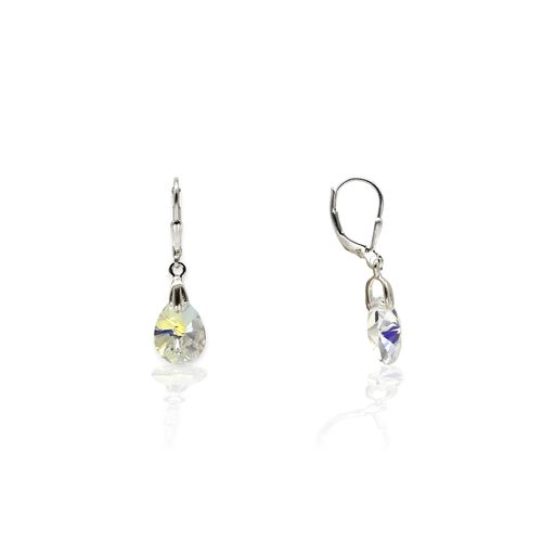 Aros plata 925 cristal Swarovski ARPL490 - 24d