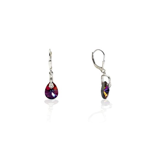 Aros plata 925 cristal Swarovski ARPL492 - 24d