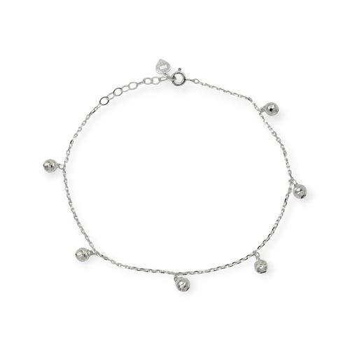 Pulsera plata 925 bolas de disco Kl348 - 31d