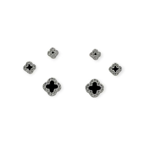 Set de 3 pares aros plata 925 ARPL505 - 32d