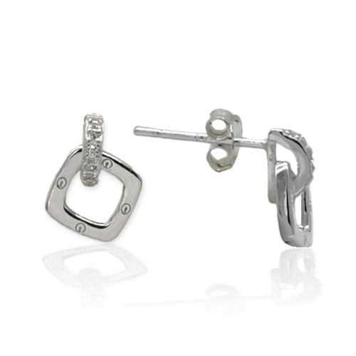 Aros plata 925 pasante ARPL509 - 18d